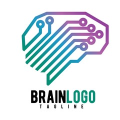 brain vector logo