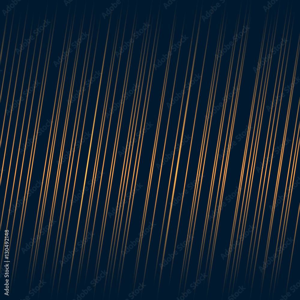 Canvas Prints geometric dark background with golden diagonal lines