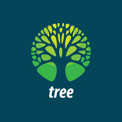 Obraz premium vector logo tree