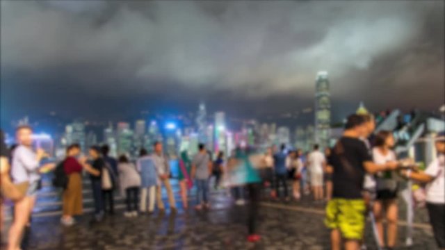 4k Time Lapse Hong Kong Victoria