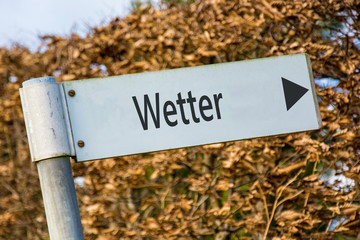 Schild 92 - Wetter