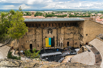 Obraz premium Ancient Roman Theatre of Orange. France.