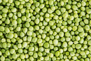 Green Peas background, texture, vegetable.