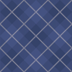 Tartan seamless vector patterns in blue-yellow colors