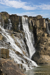 Fototapeta na wymiar Pongour waterfall. Da Lat, Vietnam