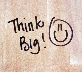 think big text 