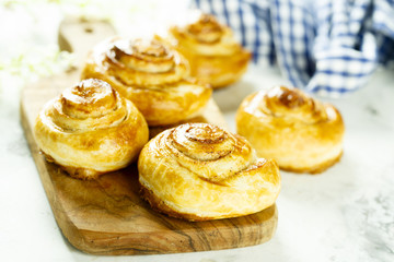 Cinnamon and cardamom rolls