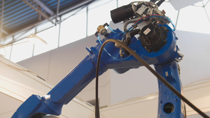 Automated machine - mechanical arm for industrial welding