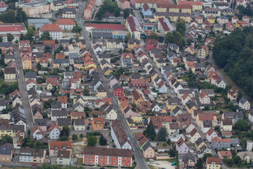 Obraz premium aerial view of Schwandorf
