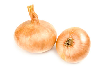 Onion isolated on a white background with clipping path