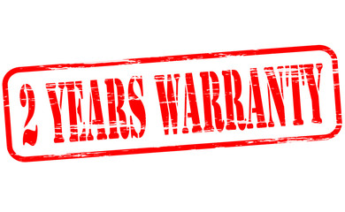 Two years warranty