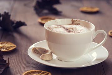 Kaffee mit Milchschaum (Cappuccino)