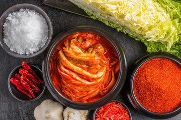 キムチ　The kimchi that a Korean pickle is delicious