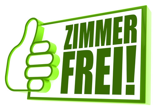 Zimmer frei! Button, Icon