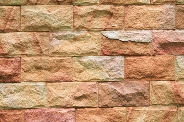 Sandstone brick wall texture background pattern and color