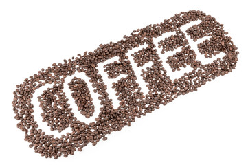 Brazilian coffee isolated on a white background cutout