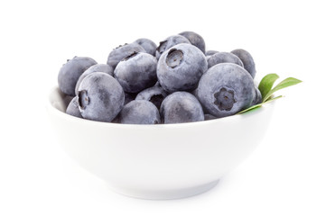 Blue berry isolated on a white background cutout
