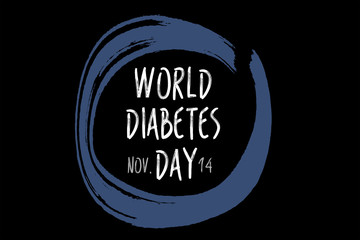 Fototapeta na wymiar World diabetes day, november 14th