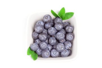 Blueberry isolated on a white background cutout