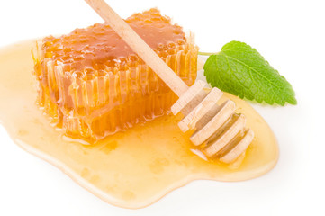 Honey isolated on a white background cutout