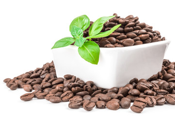 Coffee isolated on a white background cutout