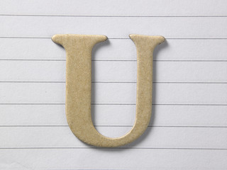 letter u