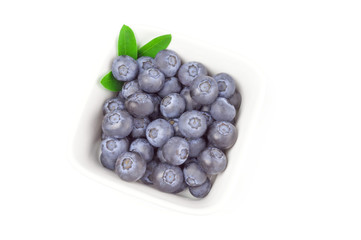 Whortleberry isolated on a white background cutout