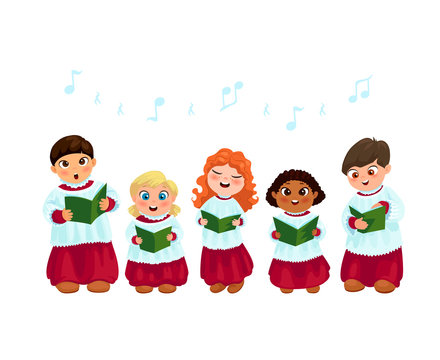 Caroling Kids Set