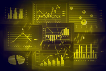 ビジネスイメージ　グラフ