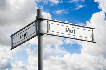 Fototapeta premium Schild 162 - Mut