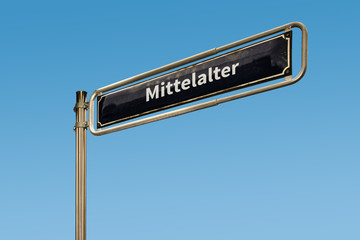 Fototapeta premium Schild 64 - Mittelalter