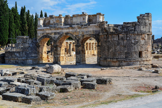 ancient antique monuments in Turkey