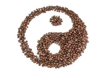 Brazilian coffee isolated on a white background cutout