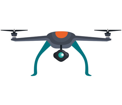 drone technology service icon vector illustration design