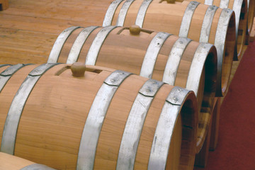 batteria di botti per stagionatura aceto balsamico