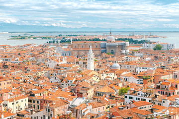 Fototapeta na wymiar Aerial view of Venice.