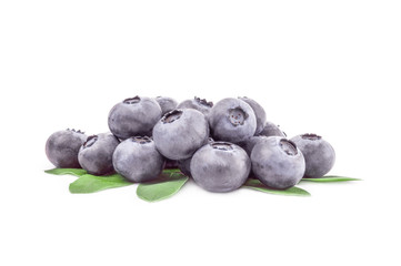 Huckleberry isolated on a white background cutout