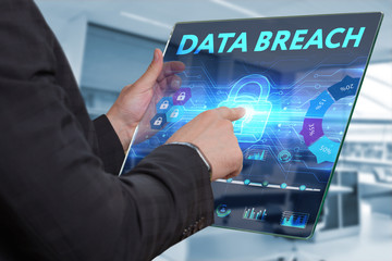 Business, Technology, Internet and network concept. Business man