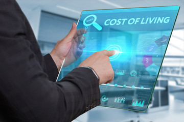 Fototapeta premium Business, Technology, Internet and network concept. Business man