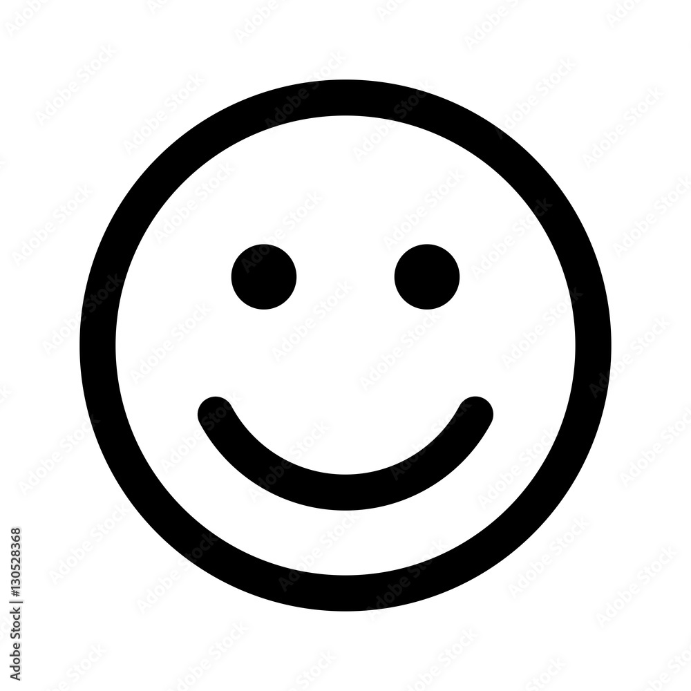 Poster lachender smiley