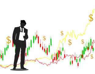 Fototapeta premium stockbroker