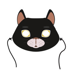 animal mask flat icon