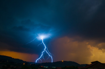 Inverted Y Lightning