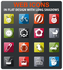 baby icon set