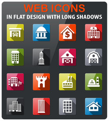 building icon set