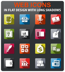 Business and Finance Web Icons