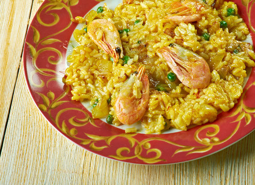 Egyptian seafood rice
