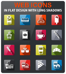 Fast food simply icons