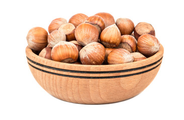 Hazelnuts in bowl