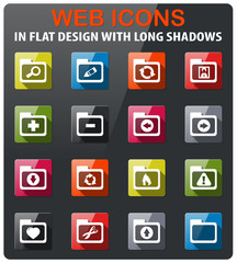 Folders icons set